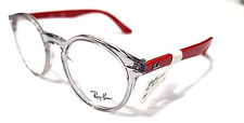 Ray Ban RB1594 3812 Unisex Kids Crystral Gray Red Eyeglasses 44-19 130 New