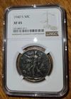 1940-S  Walking Liberty Half Dollar   NGC XF45