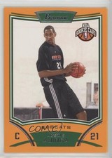 2008-09 Bowman Draft Picks & Stars Rookie Orange 129/299 Alexis Ajinca #129 2d0