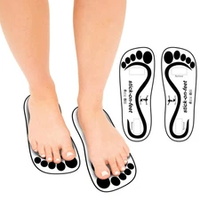 Economy 25 Pairs(50feet) Black Spray Tan Stick on Feet Disposable Spa Sole Pr...
