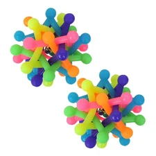  2 Pcs Dog Pet Supplies Balls for Small Dogs Chewing Toys Puppies Rubber