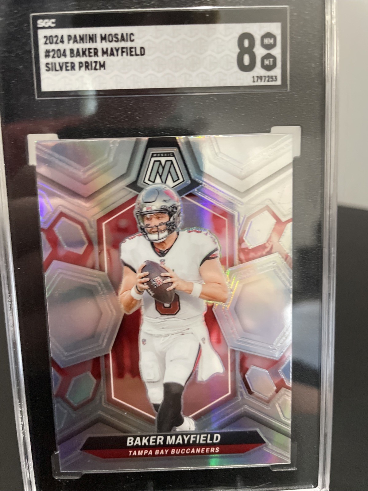 2024 Panini Mosaic - Baker Mayfield #204 Silver Prizm