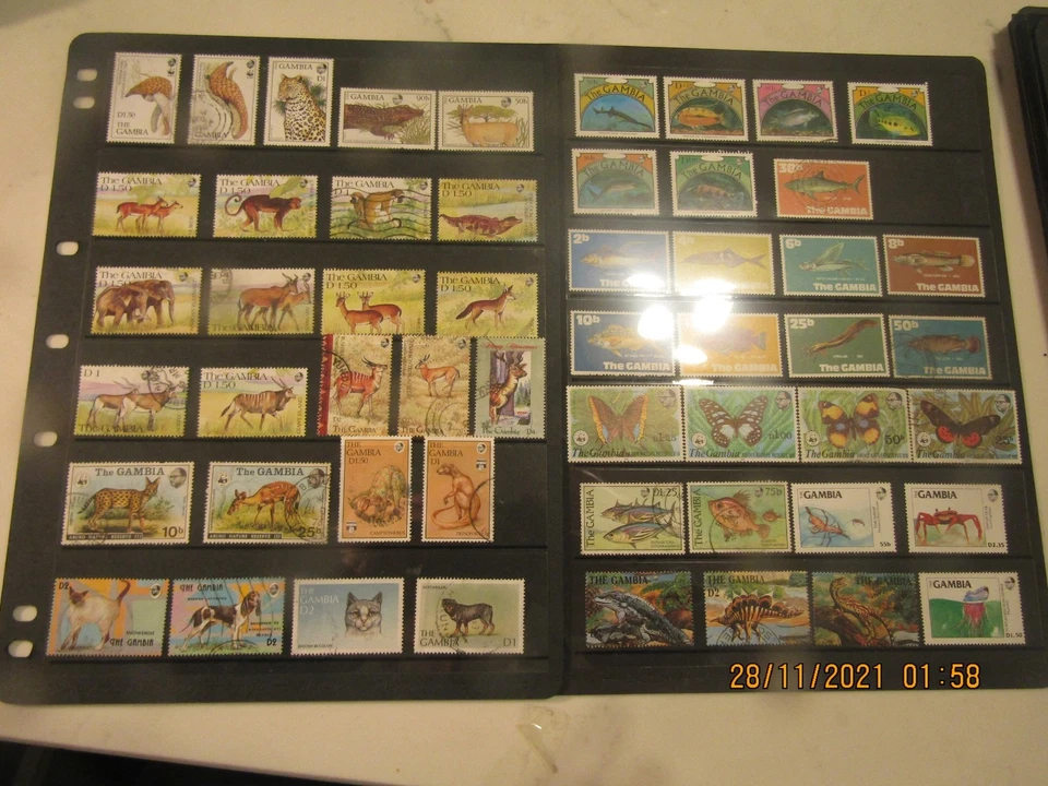 WILDLIFE ANIMALS BIRDS (MAINLY COMMONWEALTH) 900+ STAMPS 19 MINISHEETS 42 HAGN - Image 4 of 4