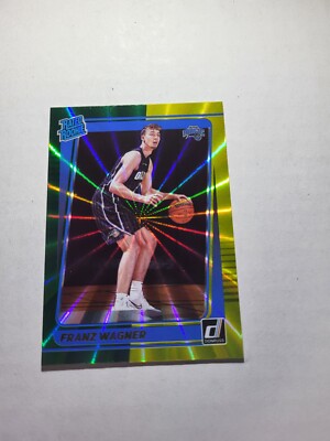2021-2022 Panini Rated Rookie Franz Wagner Green And Yellow Lazer 235