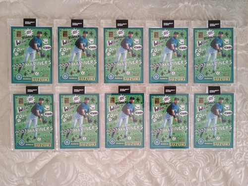 Lot (x10) Topps PROJECT 2020 ICHIRO SUZUKI by Sophia Chang card 62 IN-HAND!