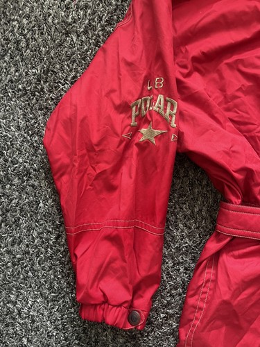 Vintage Bogner Ski Suit Snowsuit - One Piece Belted - Red - Embroidered - Sz 38 - Picture 19 of 24