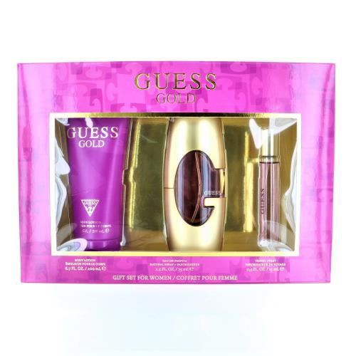 guess gold perfume set