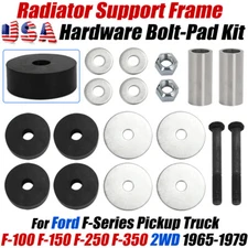 Radiator Support Frame Pad Bolt Core Mount Kit For Ford F100 F150 F250 1965-1979