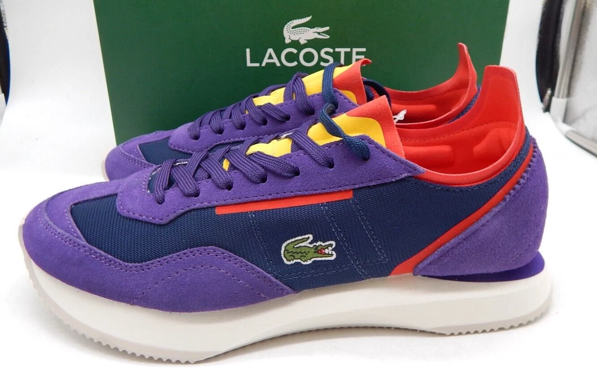 Lacoste purple shoes deals