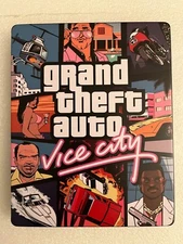 Grand Theft Auto Vice City CUSTOM G2 Steelbook Case PS3/PS4/XBOX (NO GAME)