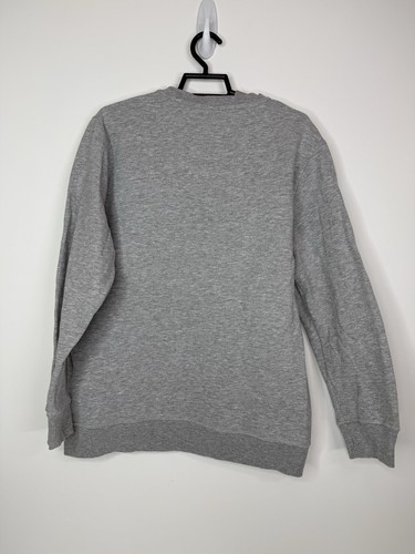 Calvin Klein Sweatshirt Youth L/G (14/16) Logo Pullover Crewneck Logo Gray - Picture 2 of 9
