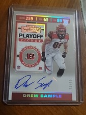 2019 Drew Sample Panini Contenders Playoff Ticket Rookie Autograph 73/99