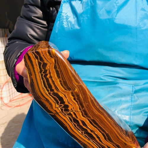 13.33LB Large Natural Tigers Eye Quartz Crystal Rough Mineral Specimen Healing - Picture 4 of 15