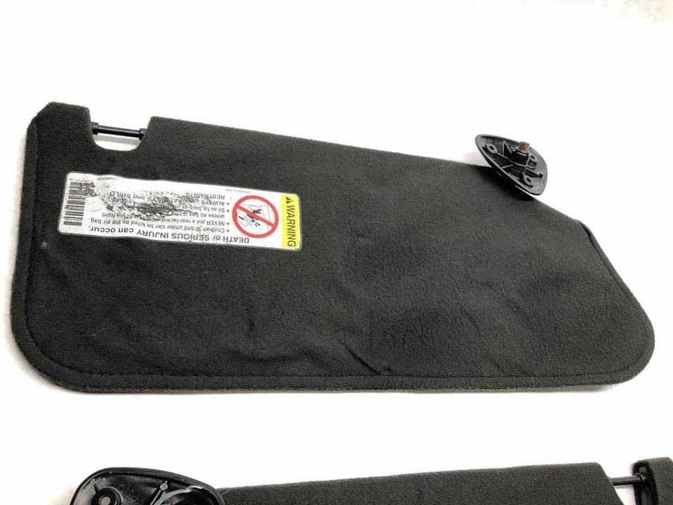 Chevy S10 2000 2001 2002 gris oscuro izquierda derecha parasol par tela suelta Foto 3 de 4