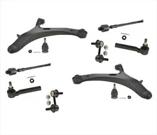 Front Control Arms W BJ Tie Rods & Links fits For Subaru Outback & Legacy 05-09