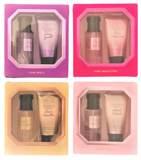 VICTORIAS SECRET 2 PIECE GIFT SET FRAGRANCE MIST AND LOTION U Pick New Free  Ship