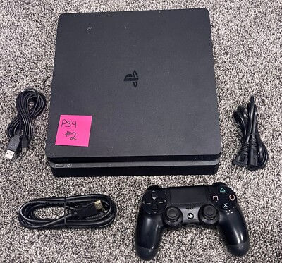 Sony PlayStation 4 Slim 1TB Console - Jet Black - USED - WORKS