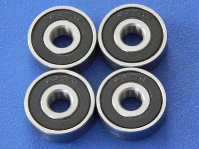 4 Stück Kugellager 627 2RS (7x22x7 mm) Miniaturkugellager