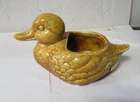 Haeger Duck #273 Planter Pot Made in USA Brown Vintage Collectible 7 1/2” x 4”