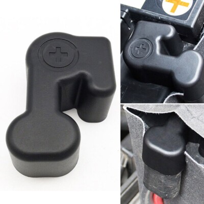 Cable Clamp Cover Stainless Black 1pc ABS Plastic Battery Positive