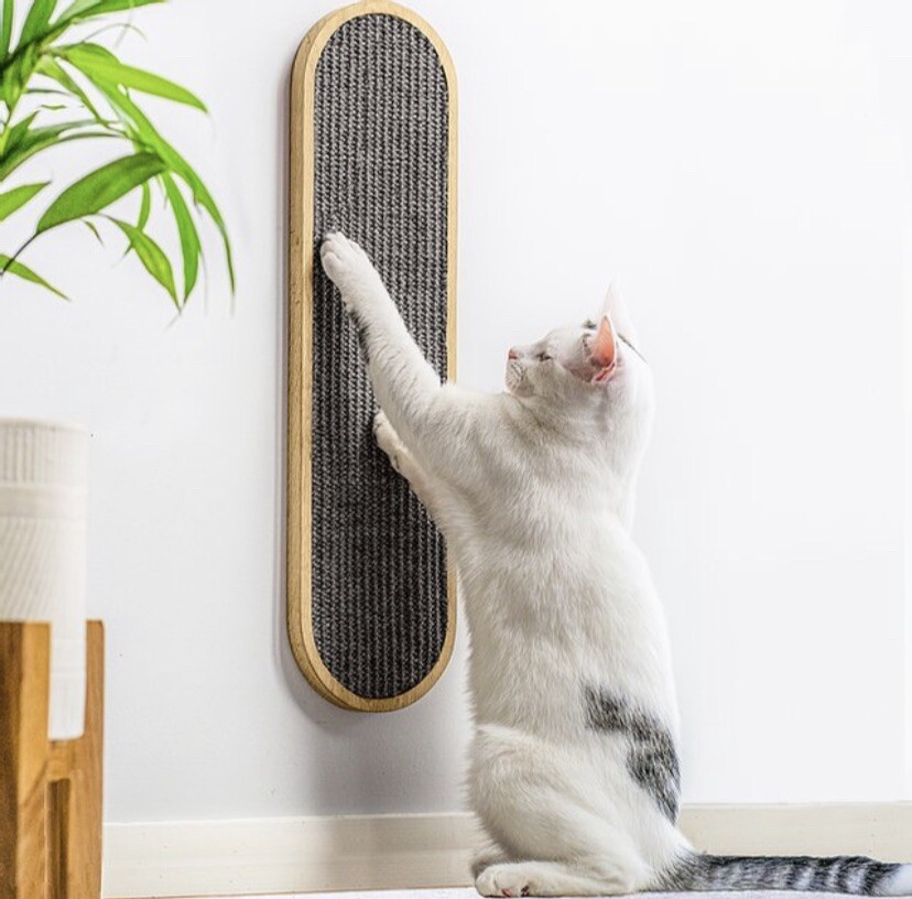 corner wall scratching post