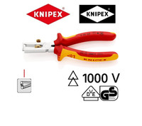Knipex 1106160 Abisolierzange LäNge 160 Mm Vde Verchromt Tauchisoliert 1000 V