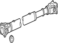 37140-60630 Toyota Shaft assy, propeller, front 3714060630, New Genuine OEM Part