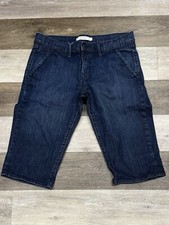 Old Navy Midrise Stretch Womens Size 12 Medium Wash Denim Jean Shorts 14  Inseam