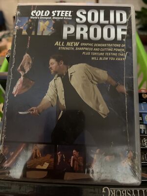 Cold Steel Solid Proof DVD Sword Spear GRAPHIC Cutting Power Demonstrations NEW!