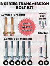 Honda Acura B Series Transmission Bolt Kit B16 B18 B20 5spd EG DC EK Integra