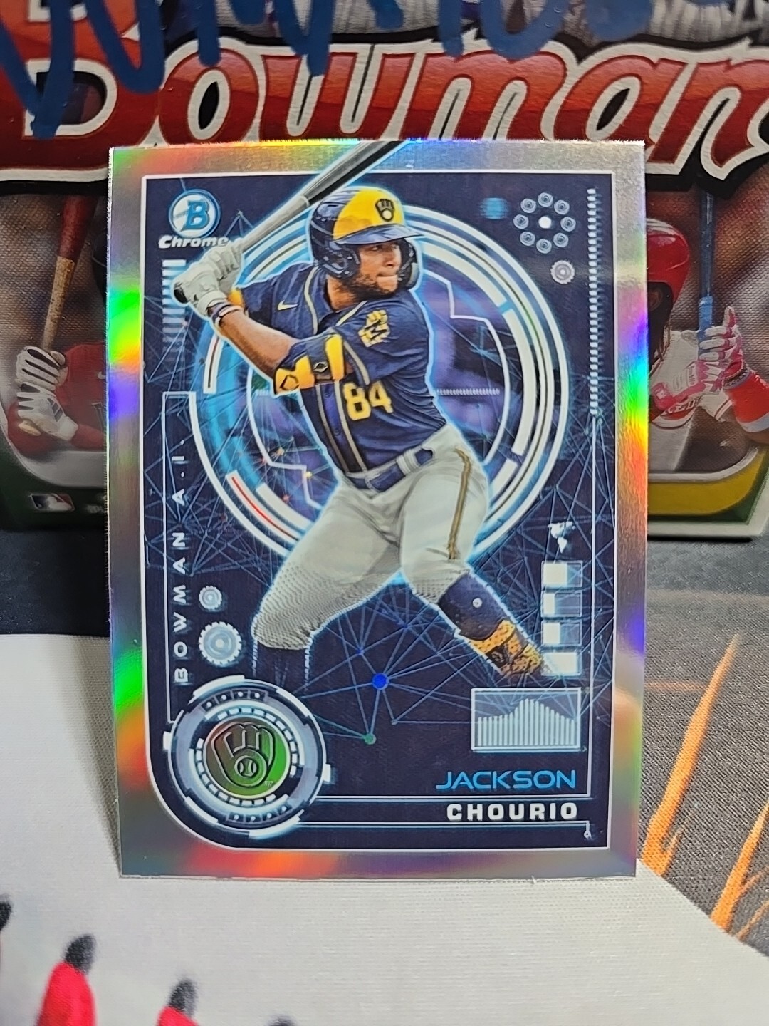 2024 Bowman - Bowman AI #BAI-16 Jackson Chourio Rookie Brewers