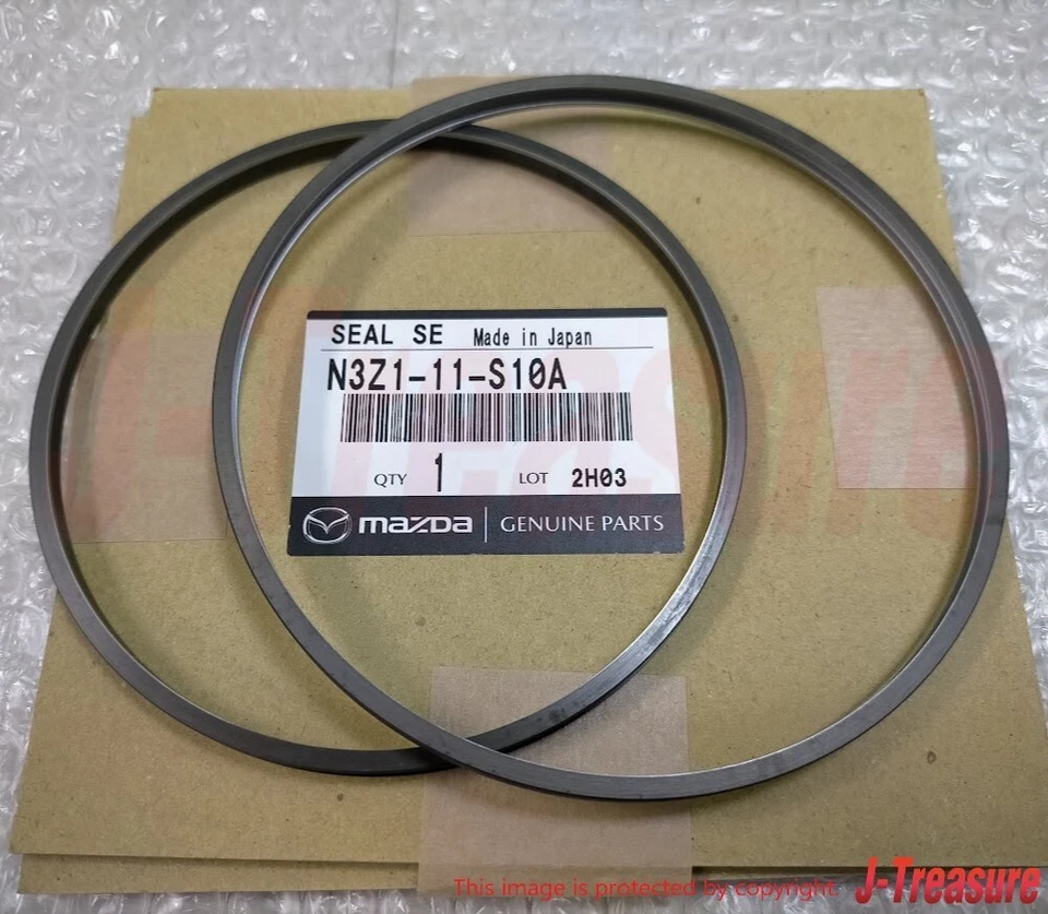 Juego de 4 anillos de sello de control de aceite de motor rotativo genuino MAZDA RX-7 FC3S FD3S RX-8 SE3P Foto 4 de 4