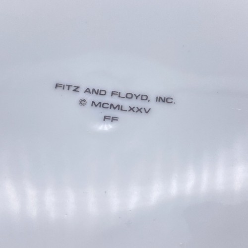 Fitz & Floyd Country Garden round platter chop plate 1975 vintage floral spring - Picture 8 of 8
