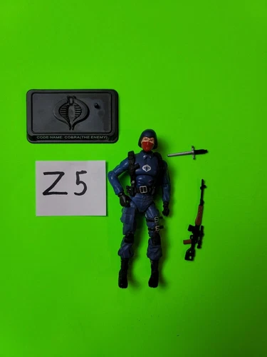 The Enemy Trooper V12 G.I. JOE COBRA 25th Anniversary LOOSE Complete RED MASK Z5