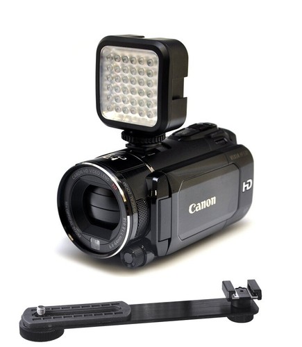 Luce LED video con kit di alimentazione agli ioni di litio per Panasonic HC-X900M HC-X900 - Foto 10 di 12