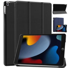 For Apple iPad 9th/8th/7th Generation Case Leather Folio Flip Stand Smart Cover 