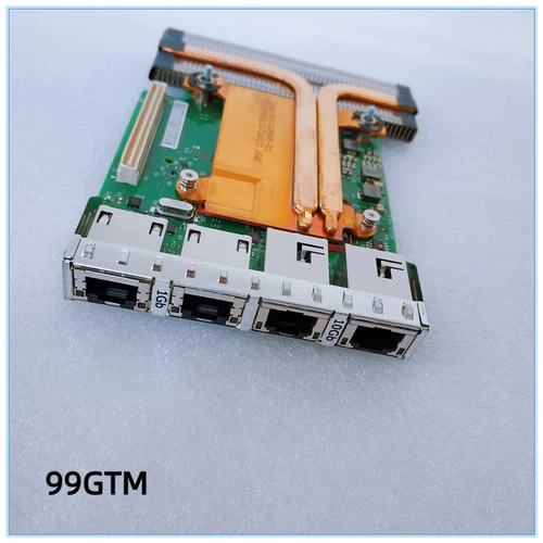 Dell Intel X540 Base-T2 Quad Port 2x 10GB 2x 1GB RJ-45 Daughter Card 99GTM NIC - Picture 2 of 3
