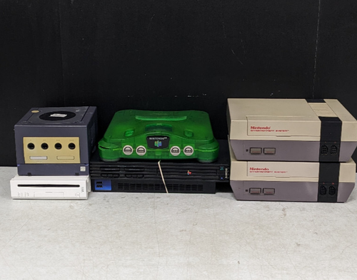 Lot of Various Consoles (For Parts/Repairs)