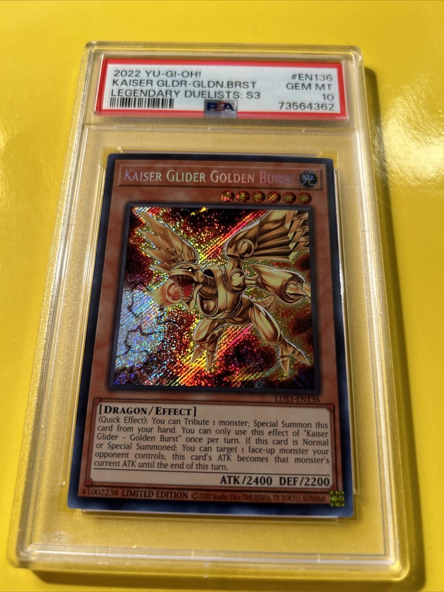 Kaiser Glider Golden Burst LDS3-EN136 Legendary Duelists: Season 3