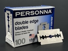 PERSONNA Double Edge Razor Blades in White Wrapper 100 count MADE IN USA
