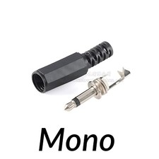 3.5mm Audio Jack Plug Connector Adapter Mono Stereo Single And Dual Channel Plug