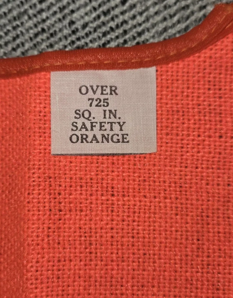 Orange 🍊 Adjustable Safety Vest Unbranded Brand New Unsure Of Size... - Image 2 of 4