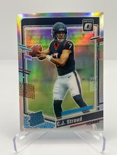 2023 PANINI OPTIC FOOTBALL CJ STROUD RATED ROOKIE HOLO/GREEN LASER/PINK HOLO