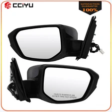 For 2016-on HONDA CIVIC Side Mirror Pair Set Power 3wire Black Left&Right