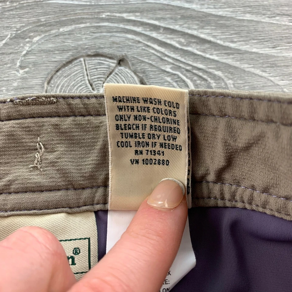 *LL BEAN Girls Skirt Favorite Fit Straight Size 16 Tan Skirt Skort - Image 4 of 4