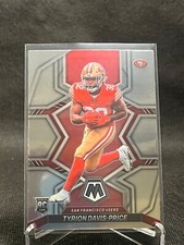 2022 Mosaic  Base Rookies #340 Tyrion Davis-Price - San Francisco 49ers B3