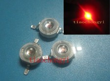 Diodos emisores de luz LED 3W 620-630NM alta potencia rojos de 3 vatios 10 piezas