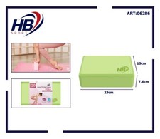 Blocco Mattone Schiuma Fitness Palestra Yoga Ginnastica Aerobica Verde dfh
