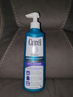 Curel Hydra Therapy Wet Skin Moisturizer For Dry & Extra-Dry Skin Healing 12 Oz.