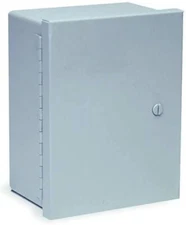 NEW Wiegmann N1C101004 Hinged Cover Steel Electrical Enclosure, 10" x 10" x 4"